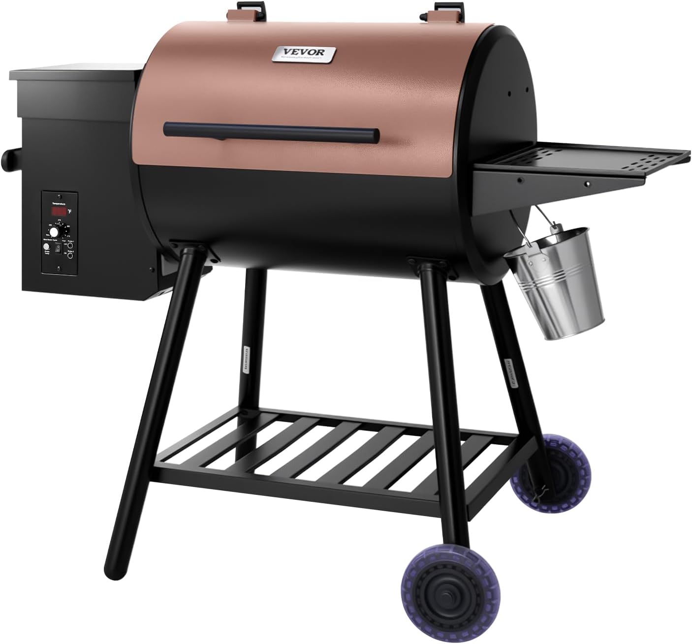Electric Smoker Bbq - Wood Pellet Grill Smoker, 8 in