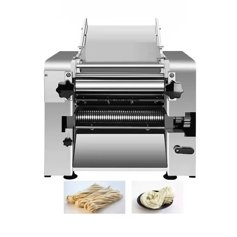 Pasta Machine Electric - Noodle Press Machine Dough Roller Stainless