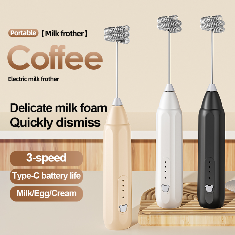Kitchen Appliances For Restaurant - USB Rechargeable Electric Handheld Egg Beater,