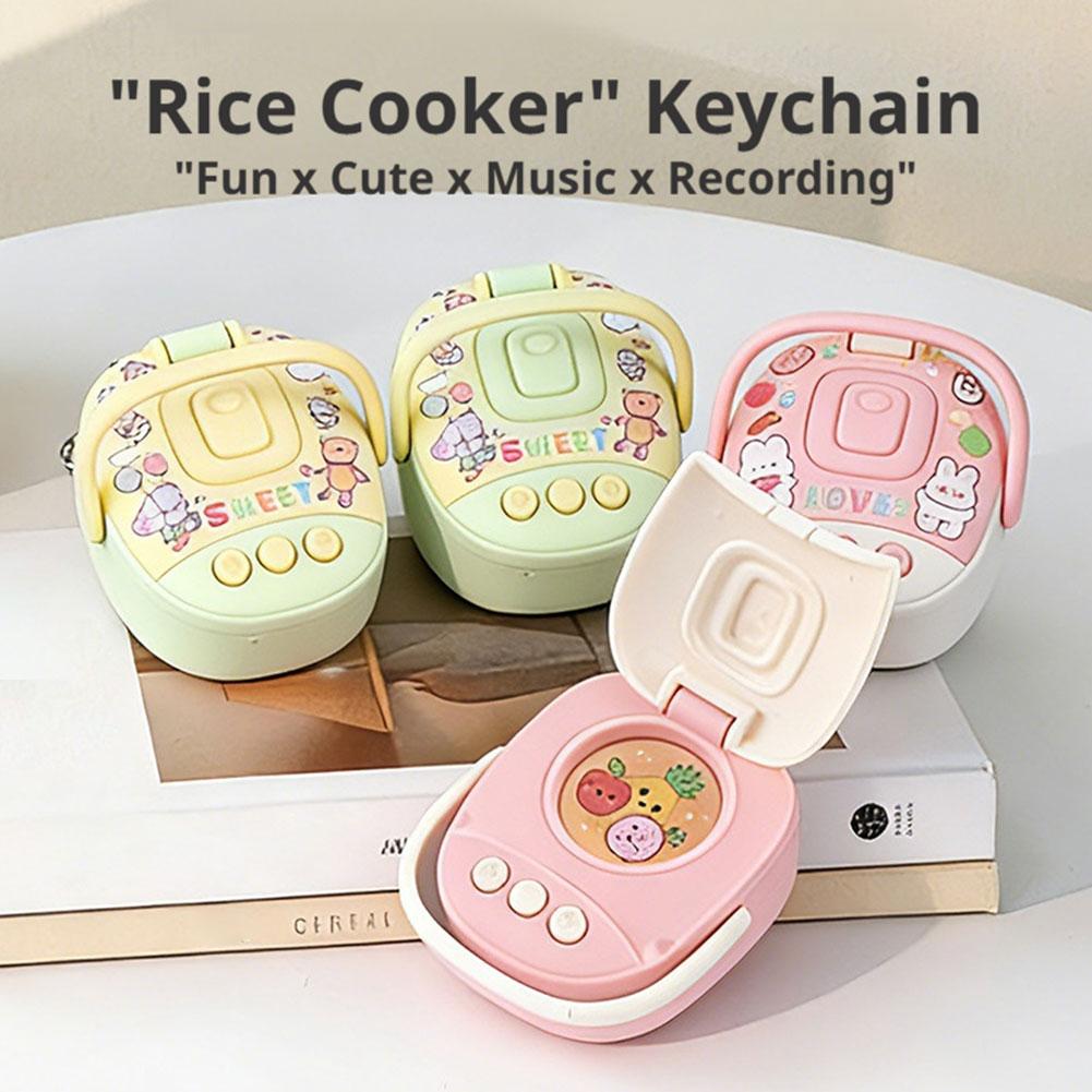 Cute Mini Rice Cooker Keychain - Kitchen Appliances To Gift review and price
