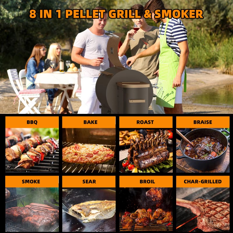 BBQ Portable Foldable Pellet G - Electric Smoker Bbq review and price