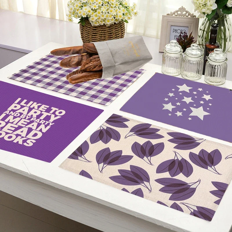 Purple Geometric Pattern Kitch - Kitchen Appliances Table review and price