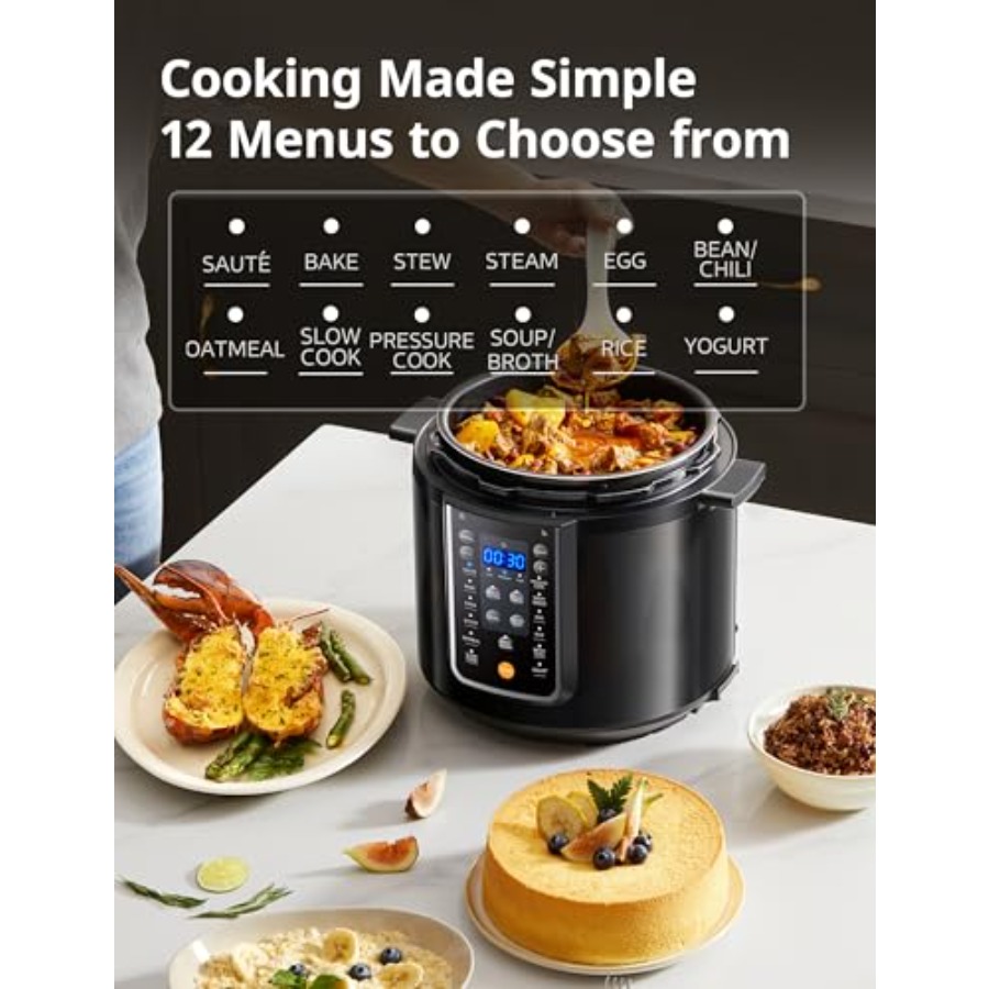 12-in-1 Electric Pressure Cook - Instant Pot Pressure Cooker review and price