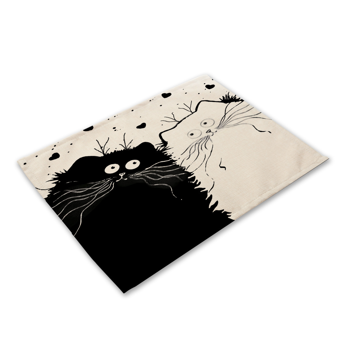 40X30cm Cute Black Cat Pattern - Kitchen Appliances Table review and price