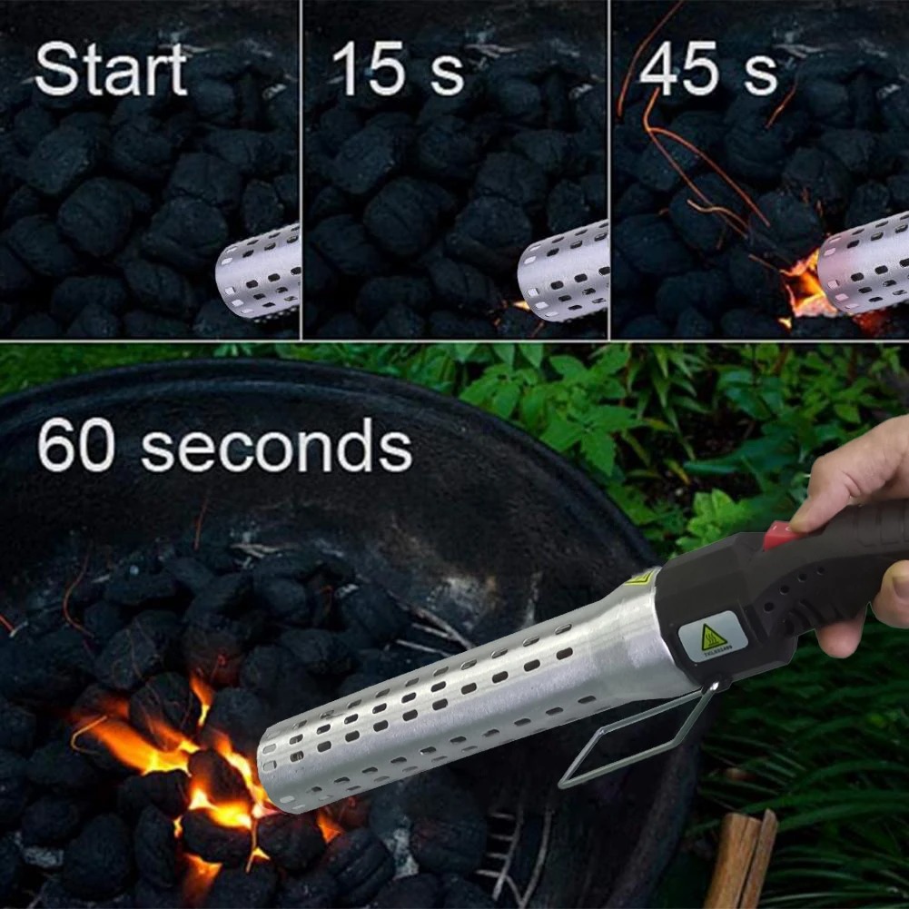 BBQ Starter Charcoal Lighter E - Electric Smoker Bbq review and price