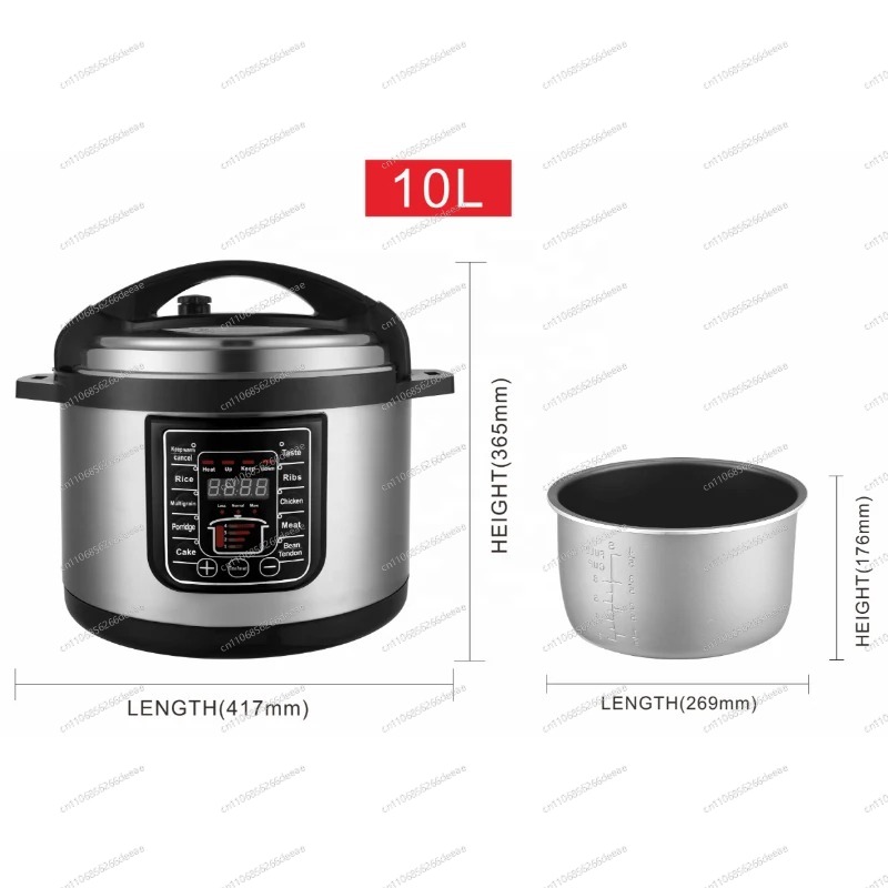 10L Stainless Steel Electric P - Instant Pot Pressure Cooker review and price