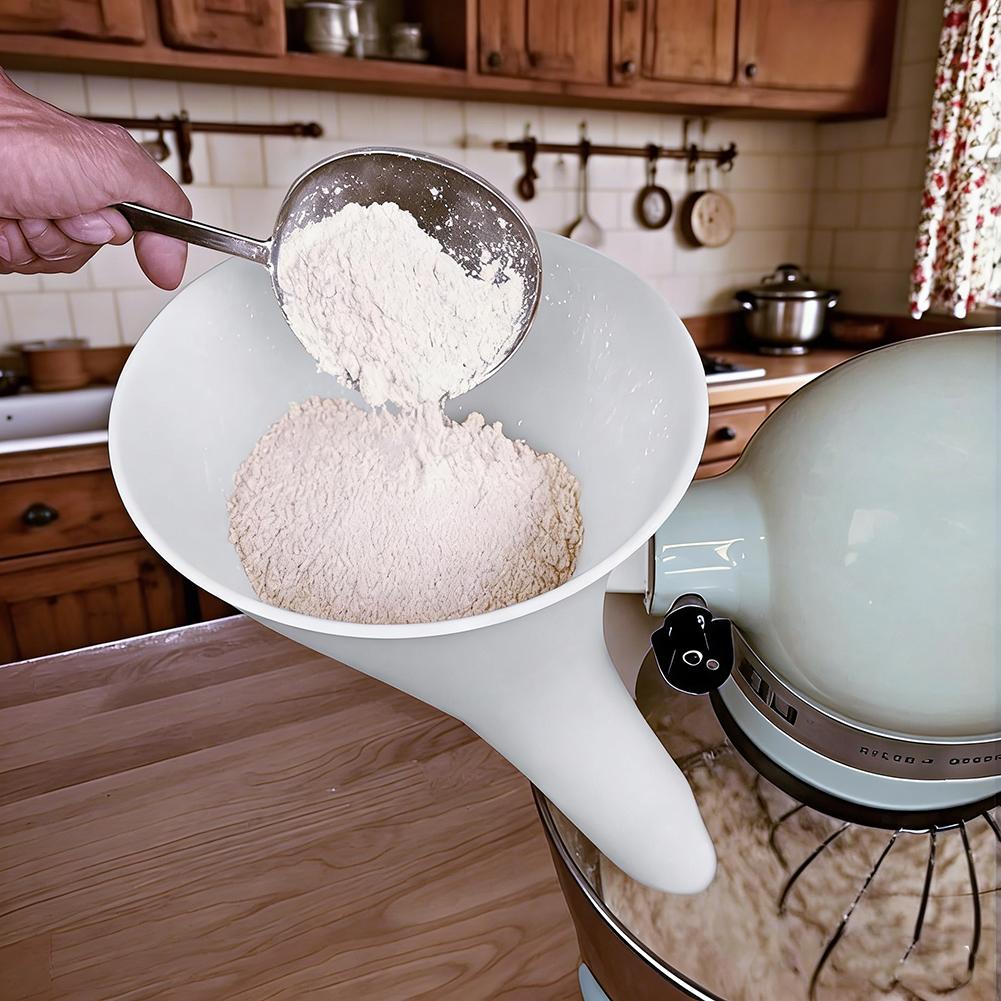 Spill Proof Flour Funnel for 5 - Kitchen Appliances For Restaurant review and price