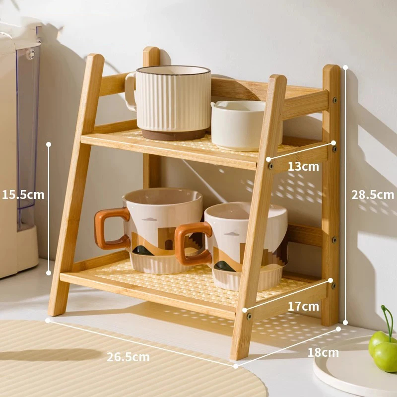2 Tier Bamboo Countertop Organ - Kitchen Appliances Table review and price