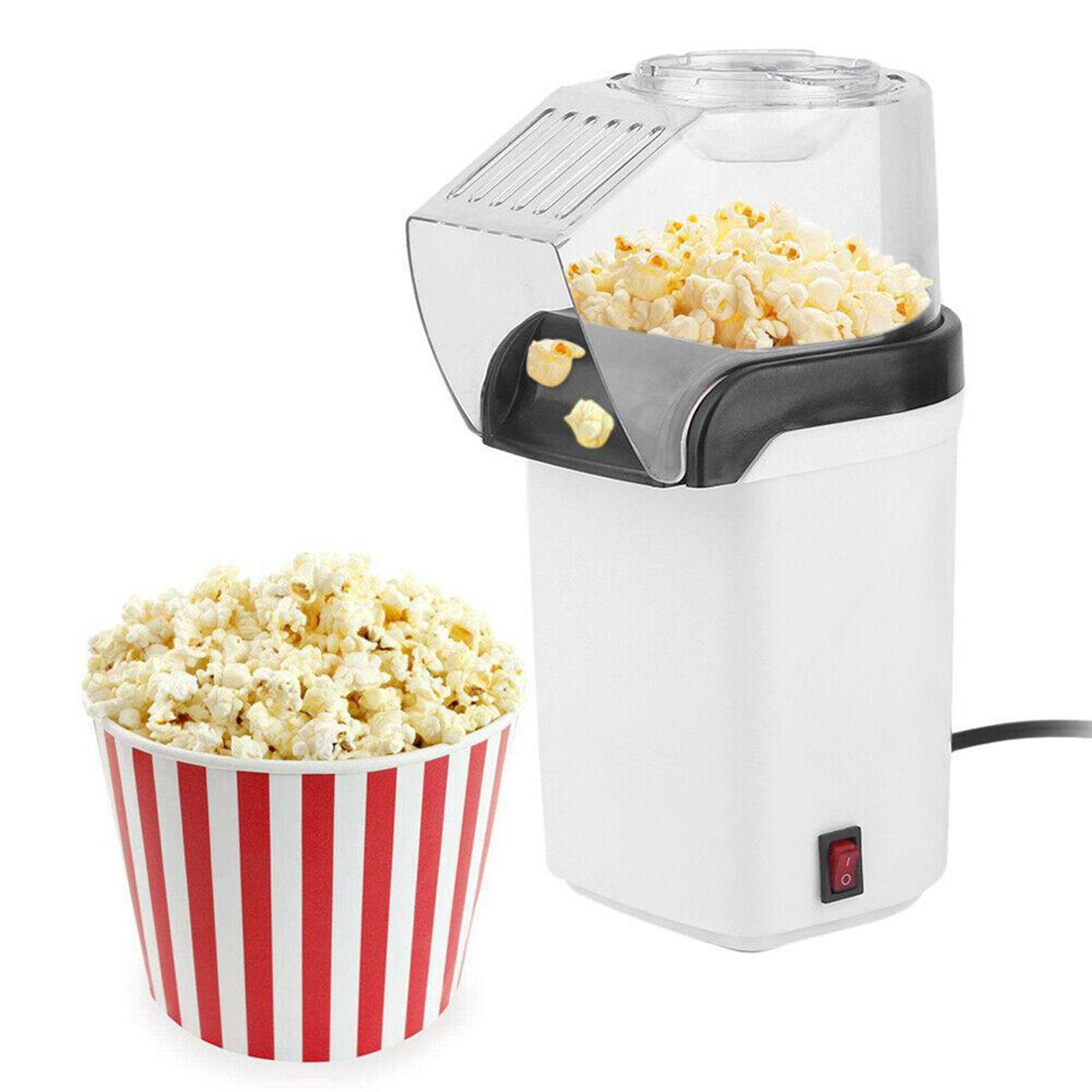 Automatic Oil free Hot Air Pop - Air Popcorn Maker review and price