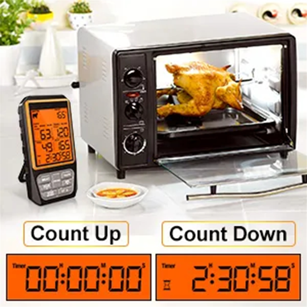 ABYC 328Ft Wireless Meat Therm - Electric Smoker Bbq review and price