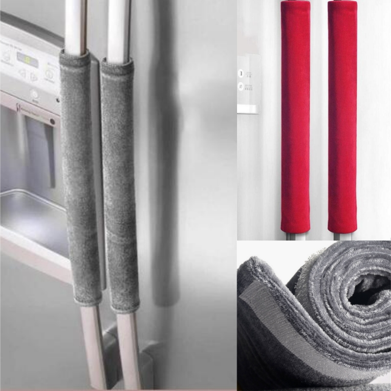 2Pcs/Set Refrigerator Door Han - Kitchen Appliances With Red Knobs review and price
