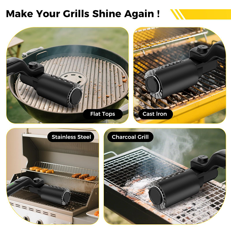 BBQ Grill Brush 3-Speed Settin - Electric Smoker Bbq review and price