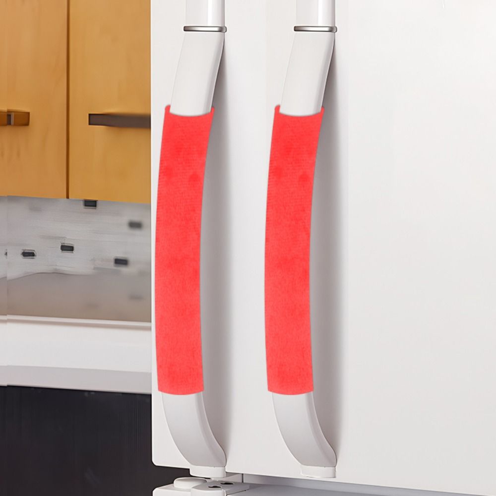 2Pcs/Set Refrigerator Door Han - Kitchen Appliances With Red Knobs review and price