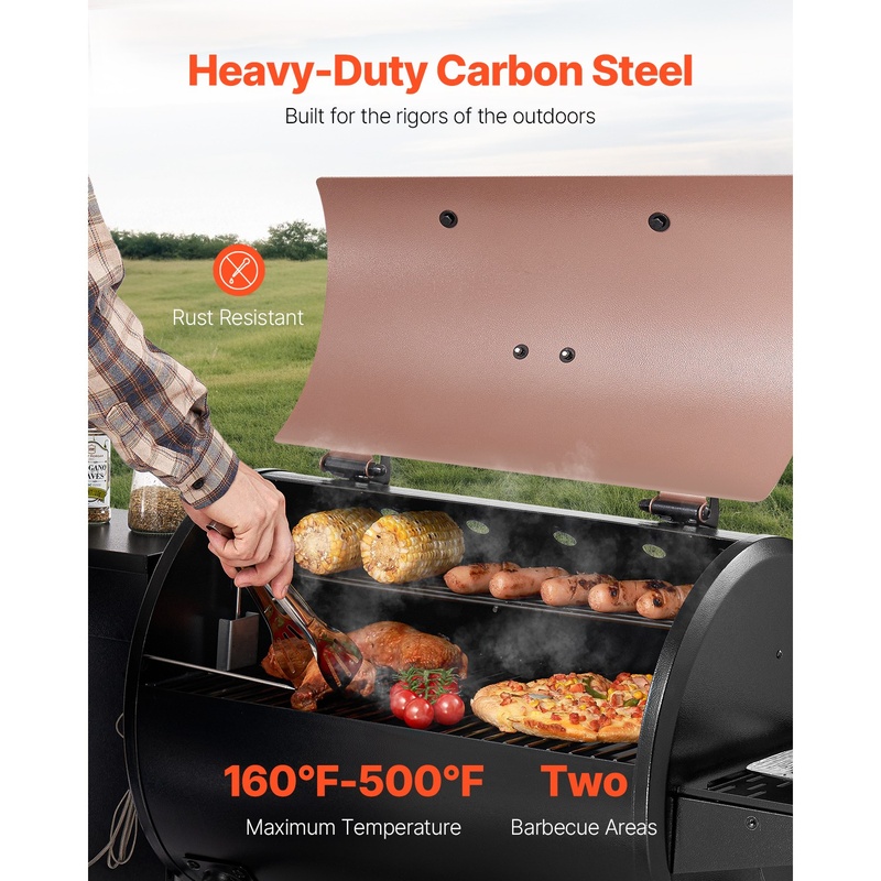 Wood Pellet Grill Smoker with  - Electric Smoker Bbq review and price
