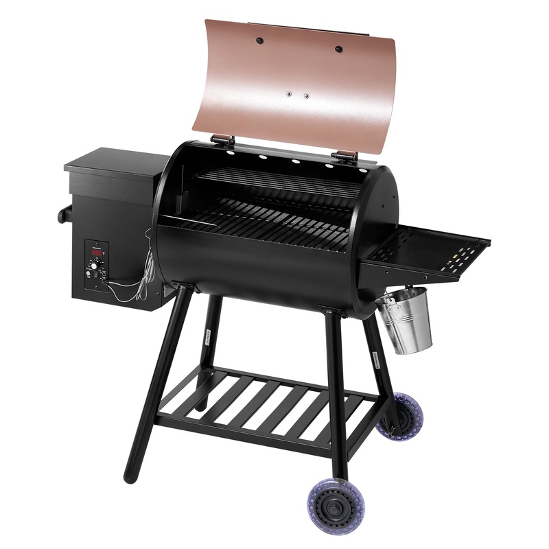 Wood Pellet Grill Smoker with  - Electric Smoker Bbq review and price