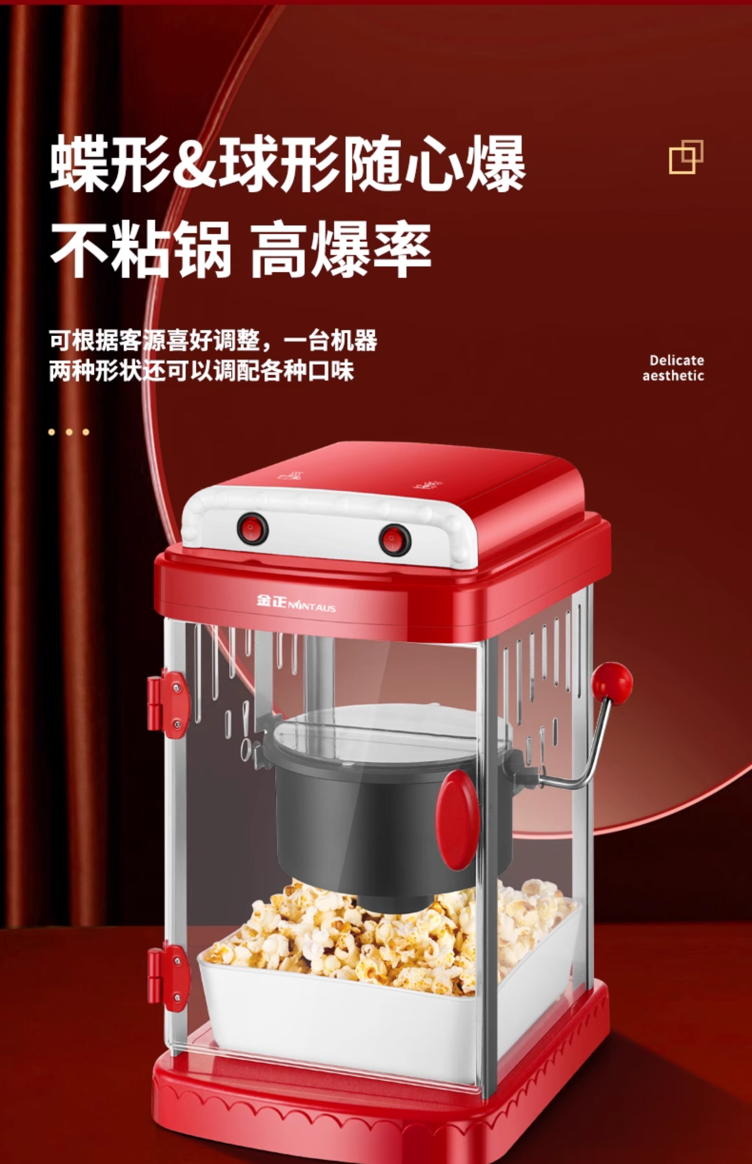 220V NINTAUS Popcorn Maker Com - Air Popcorn Maker review and price