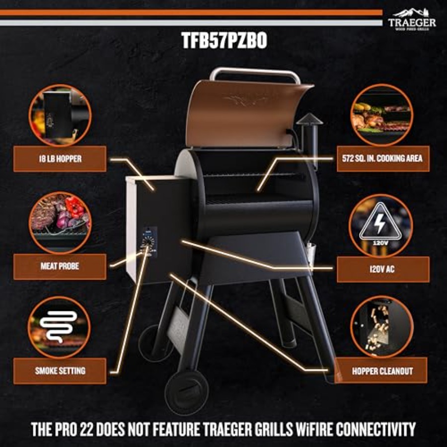 Grills Pro 22 Wood Pellet Gril - Electric Smoker Bbq review and price