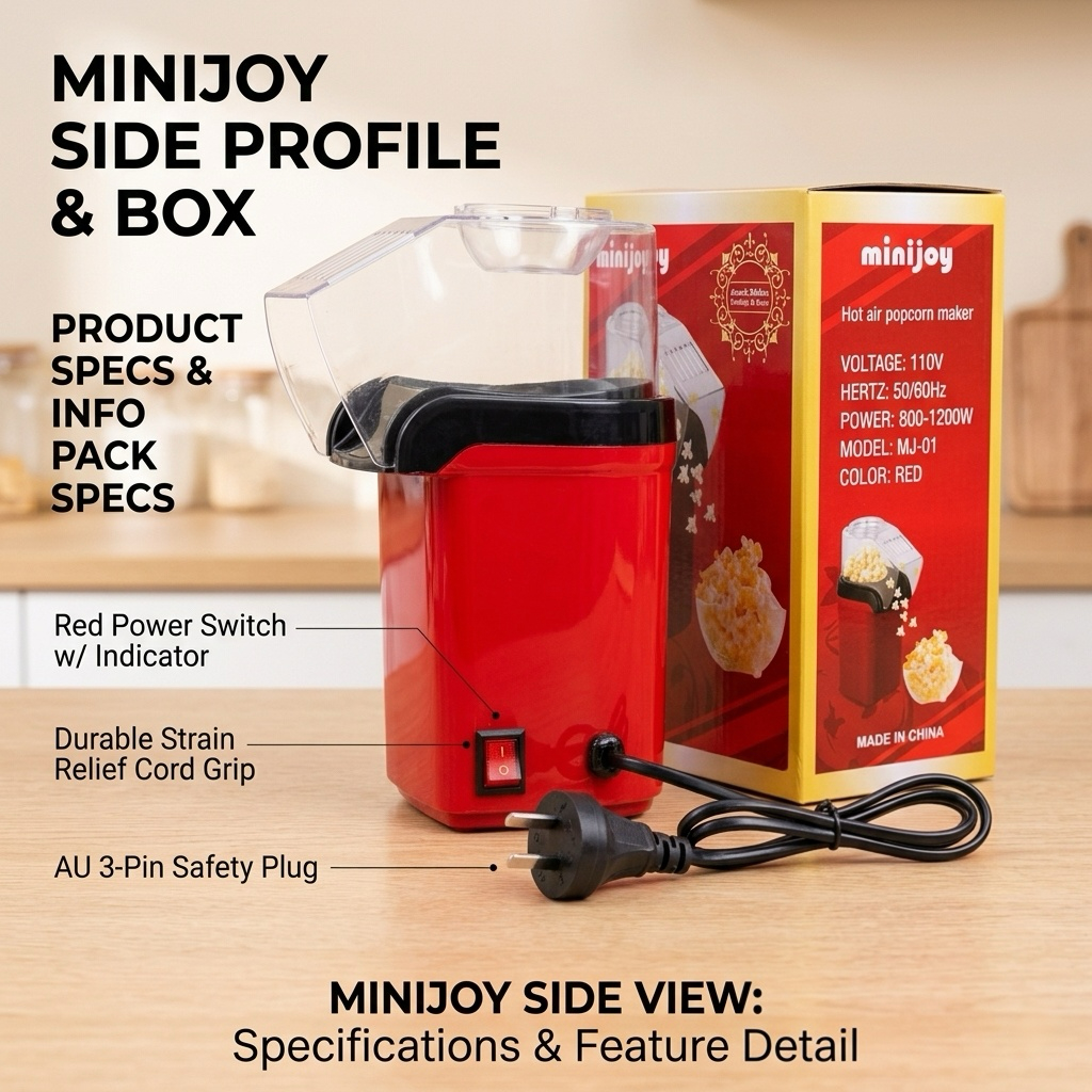 Mini popcorn maker Hot Air Pop - Air Popcorn Maker review and price