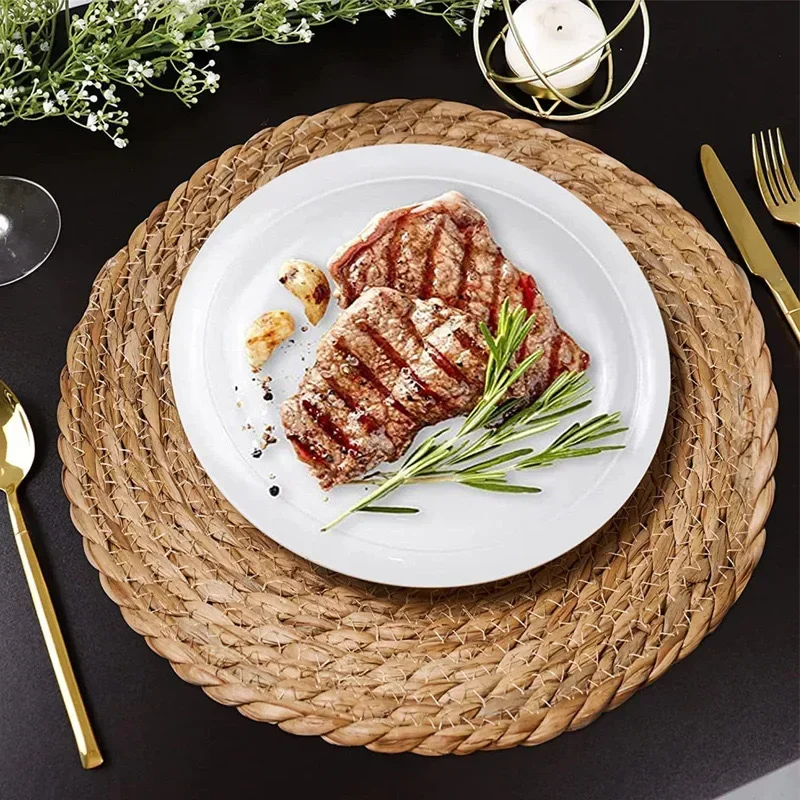 Handwoven Rattan Placemats - H - Kitchen Appliances Table review and price