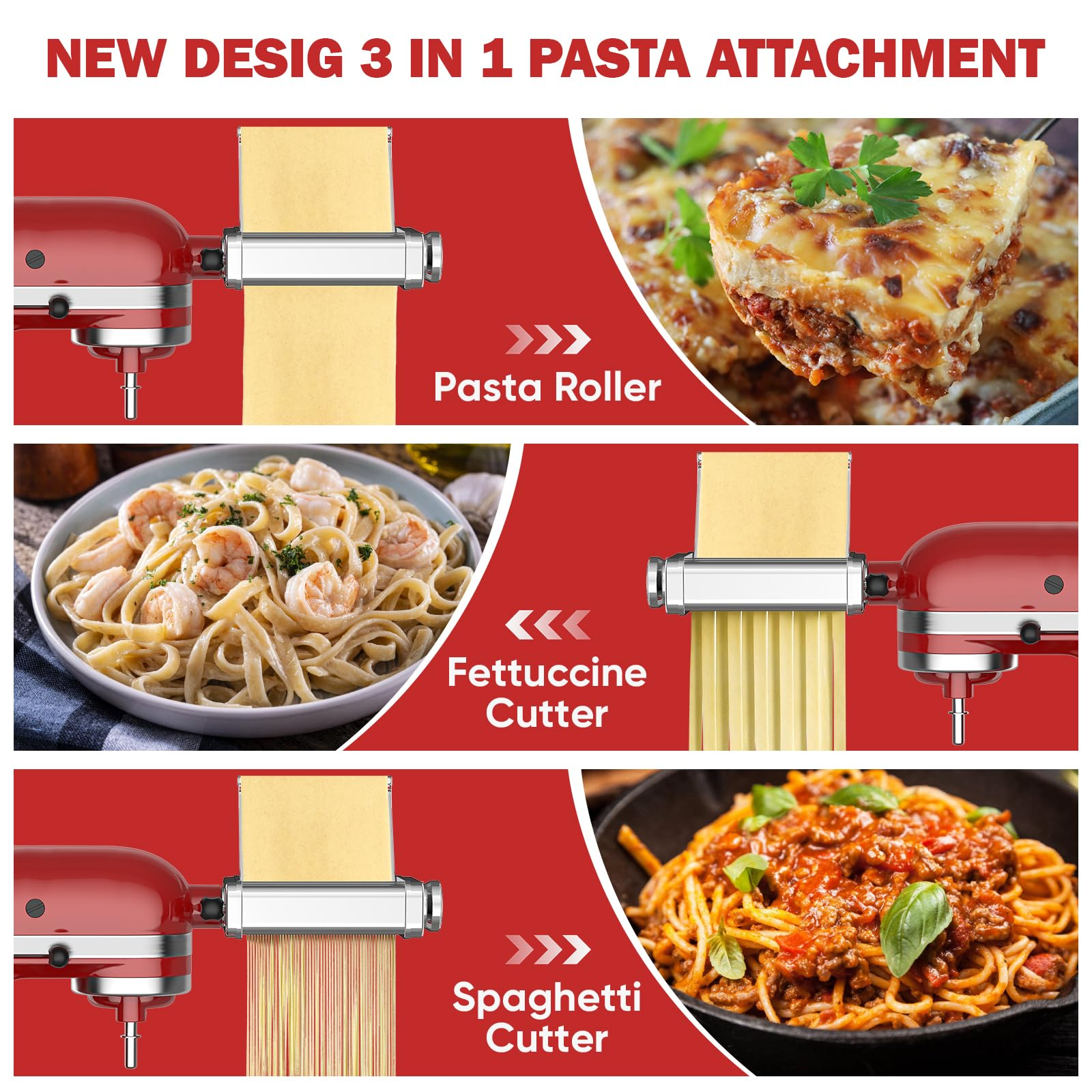 Gvode 3 in 1 Pasta Attachment  - Pasta Machine Electric review and price