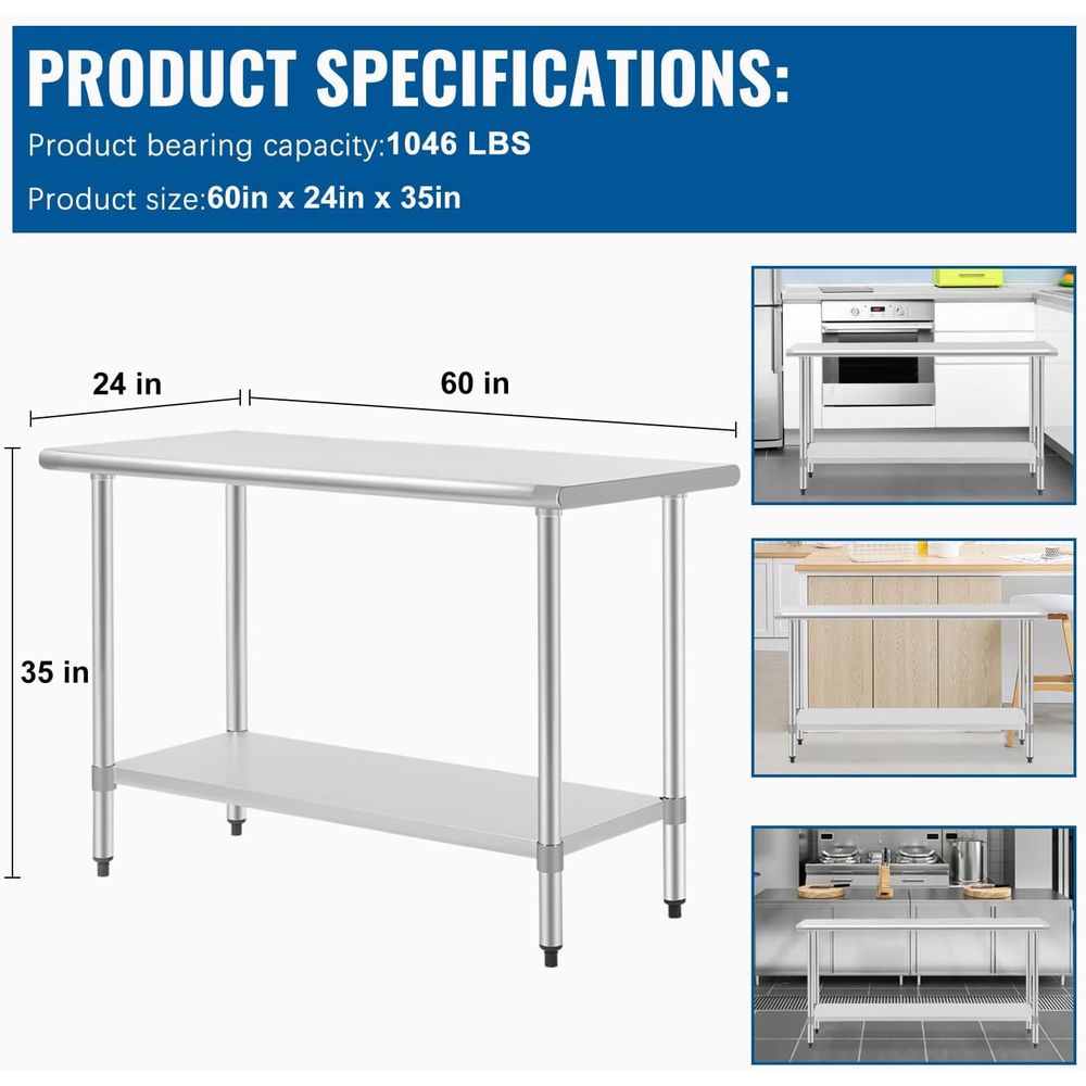 Commercial Grade Stainless Ste - Kitchen Appliances Table review and price