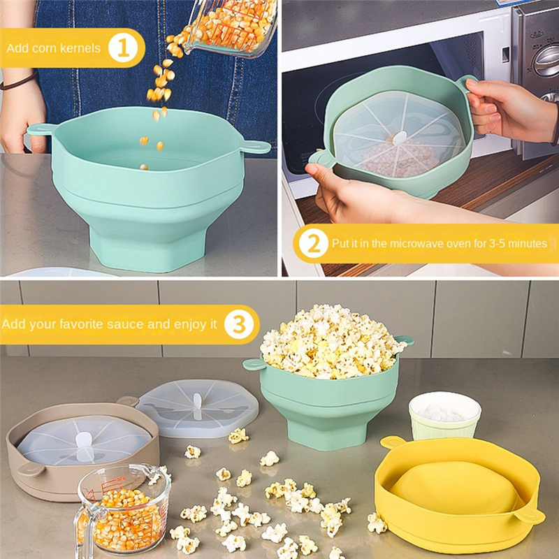 Silicone Microwave Popcorn Bow - Air Popcorn Maker review and price