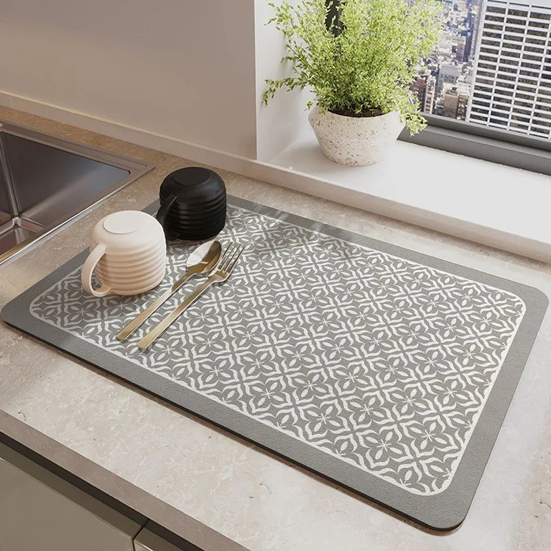 Plaid Pattern Absorbent Kitche - Kitchen Appliances Table review and price