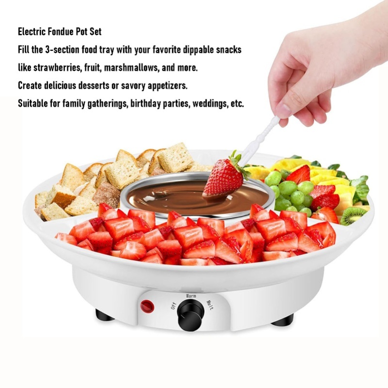 Electric Fondue Pot Set Chocol - Fondue Set Electric review and price