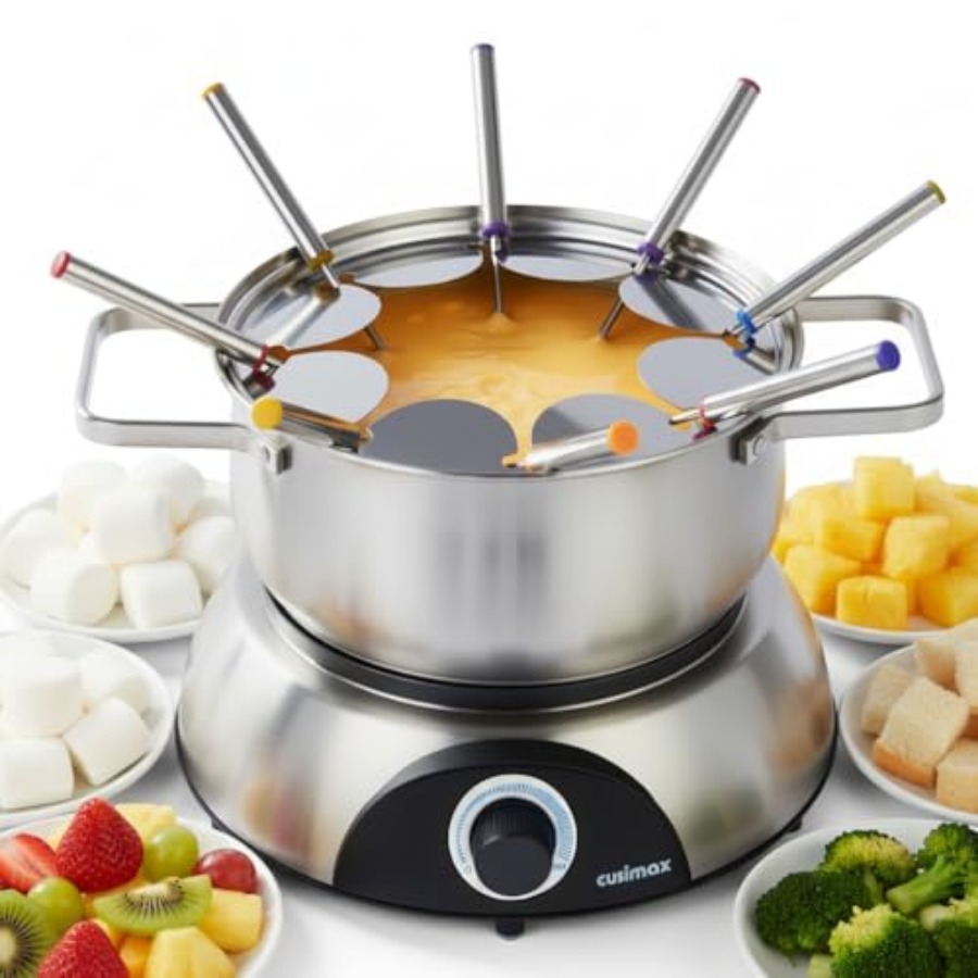CUSIMAX Electric Fondue Set 15 - Fondue Set Electric review and price