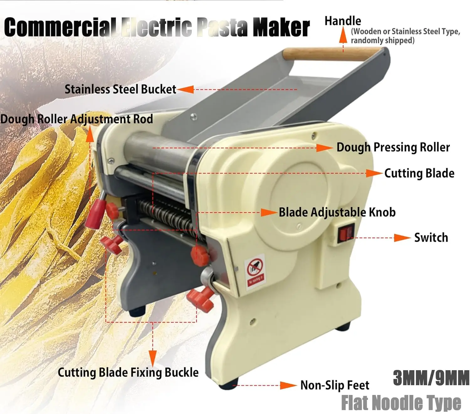 Commercial Electric Pasta Make - Pasta Machine Electric review and price