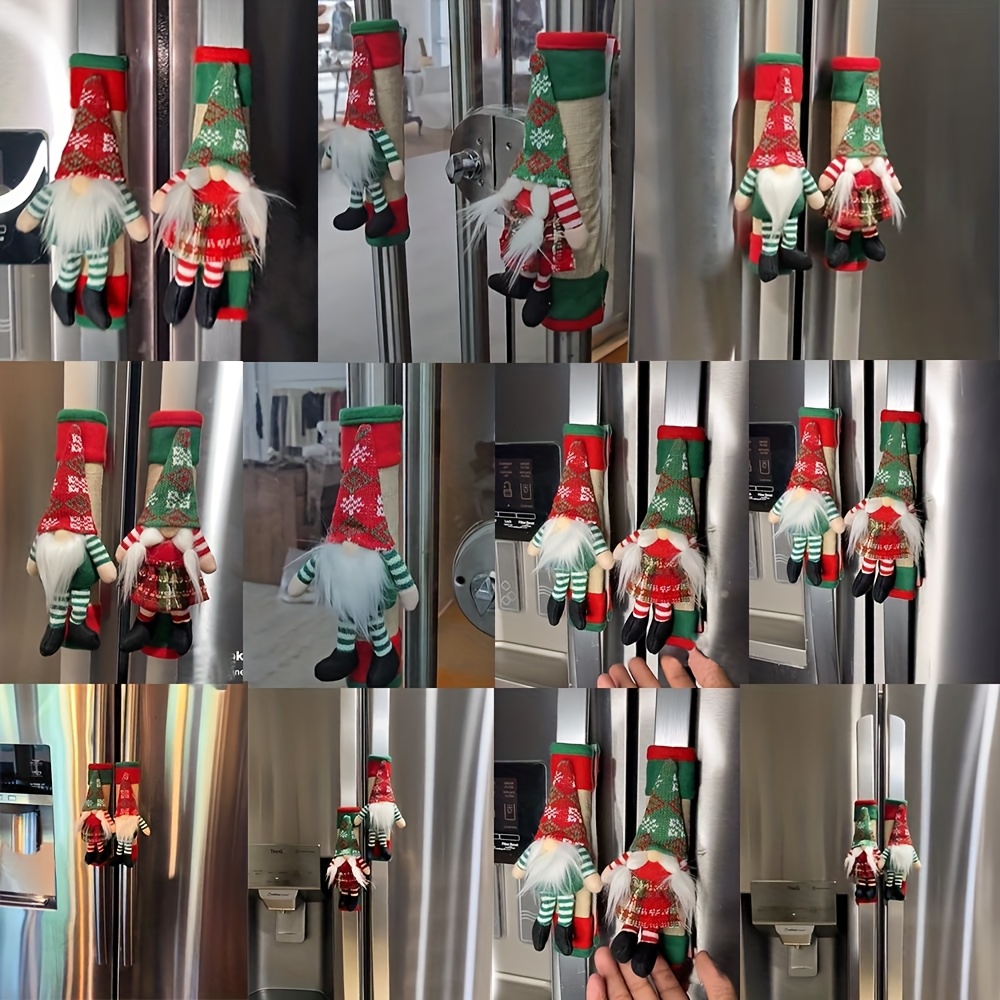 2pcs Christmas Gnome Door Hand - Kitchen Appliances To Gift review and price