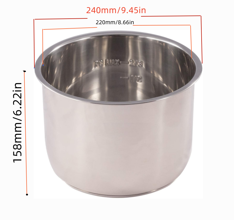 1pcs Stainless Steel Inner Coo - Instant Pot Pressure Cooker review and price