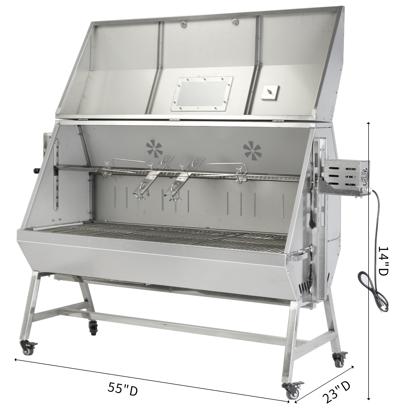 【Hot Sale】2026-Large Stainless - Electric Smoker Bbq review and price